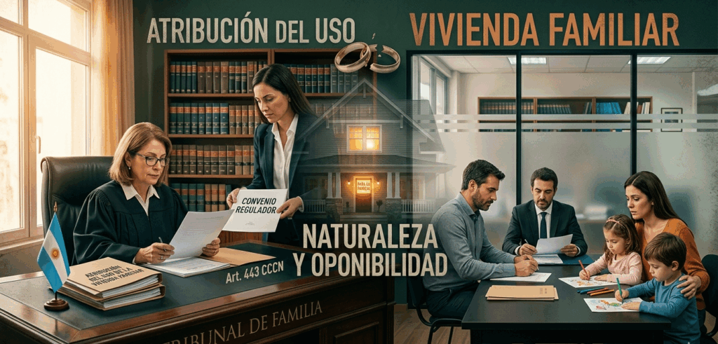 ATRIBUCIÓN DEL USO DE LA VIVIENDA FAMILIAR EN EL DIVORCIO - Escribanía ...
