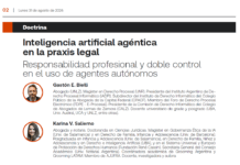 Inteligencia artificial agéntica en la praxis legal: responsabilidad profesional y doble control Inteligencia artificial agéntica en la praxis legal: responsabilidad profesional y doble control notarial.